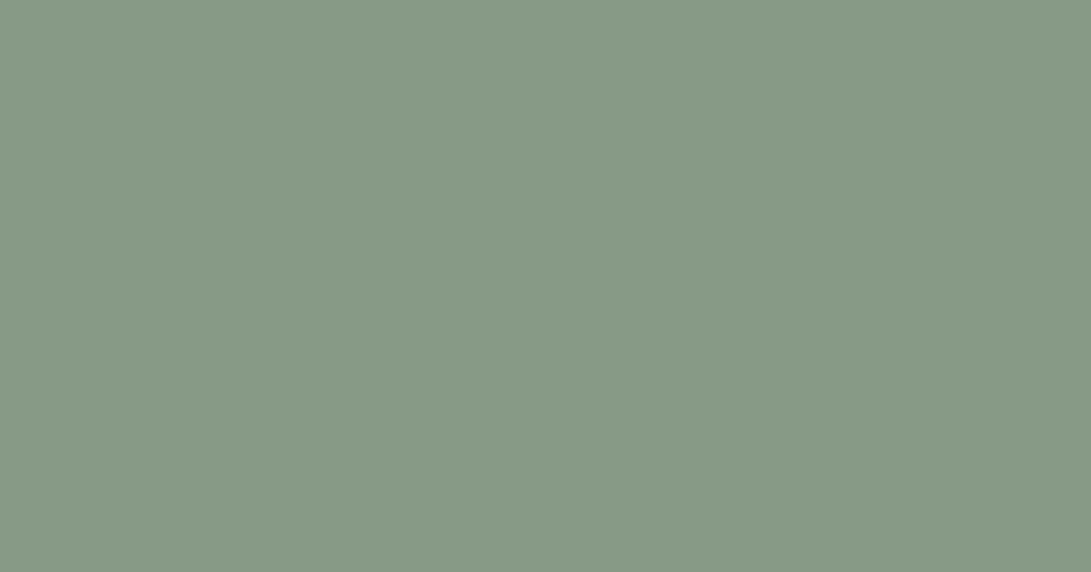 国鉄淡緑3号 ミストグリーン #879a86の色見本とカラーコード - レールカラー