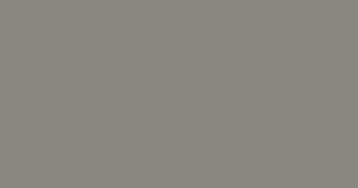 ストーングレイ stone gray #898880の色見本とカラーコード - 洋色大辞典