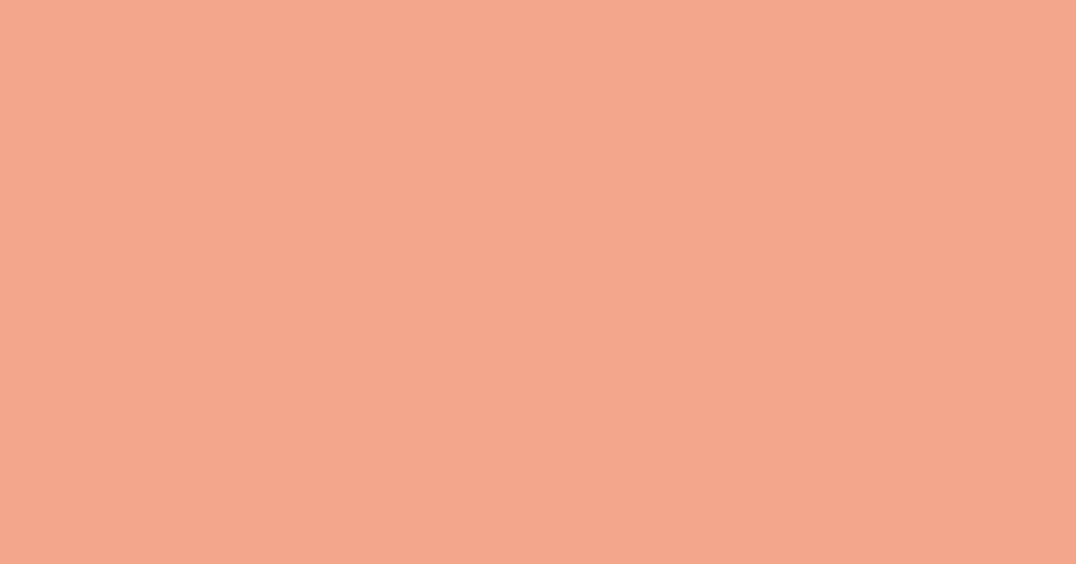 サーモンピンク salmon pink #f3a68cの色見本とカラーコード - 洋色大辞典